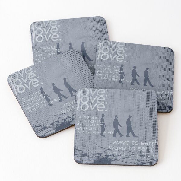Item preview, wave to earth "love." poster designed and sold by kayzrose.