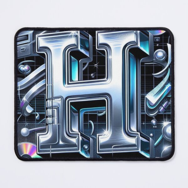 Item preview, Modern 2010s Style Letter H Design – Minimalist AI Monogram Art for Names, Fashion, Accessories & Custom Gifts designed and sold by knalpot-design.