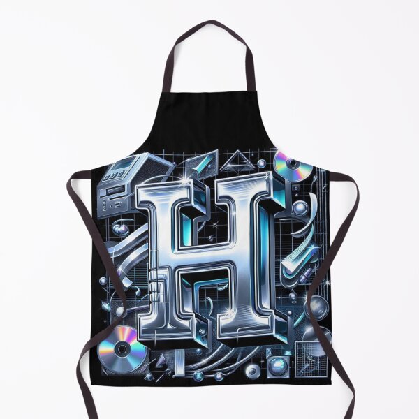 Item preview, Modern 2010s Style Letter H Design – Minimalist AI Monogram Art for Names, Fashion, Accessories & Custom Gifts designed and sold by knalpot-design.