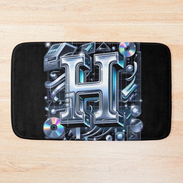 Item preview, Modern 2010s Style Letter H Design – Minimalist AI Monogram Art for Names, Fashion, Accessories & Custom Gifts designed and sold by knalpot-design.