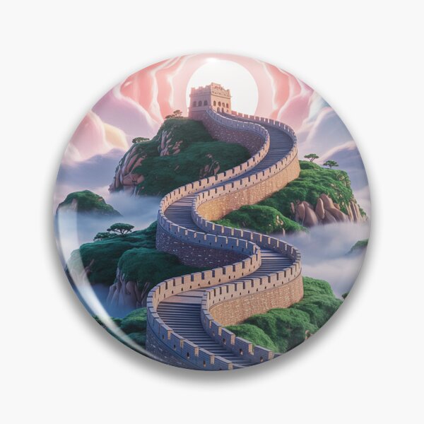 Item preview, The Great Wall of China in a surreal style. designed and sold by Lilashakti ⭐️ ⭐️ ⭐️ ⭐️ ⭐️.