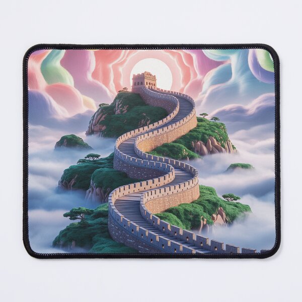 Item preview, The Great Wall of China in a surreal style. designed and sold by Lilashakti ⭐️ ⭐️ ⭐️ ⭐️ ⭐️.