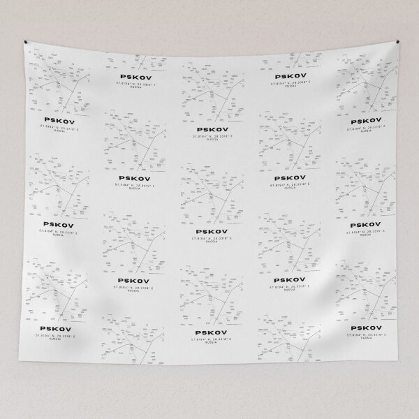 Item preview, Pskov Russia Map – Elegant Historical City Poster designed and sold by RM-Journey.