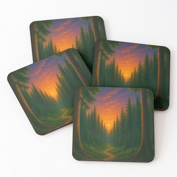 Item preview, Path to Prosperity – Feng Shui Forest Print designed and sold by LupusandLago.