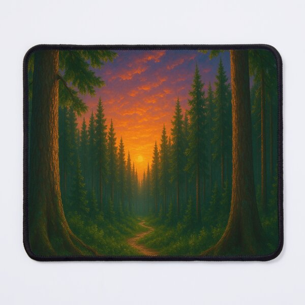 Item preview, Path to Prosperity – Feng Shui Forest Print designed and sold by LupusandLago.