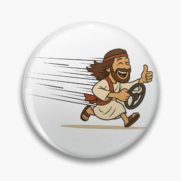 Item preview, Jesus Take The Wheel! designed and sold by Chaos Fairy Creations.