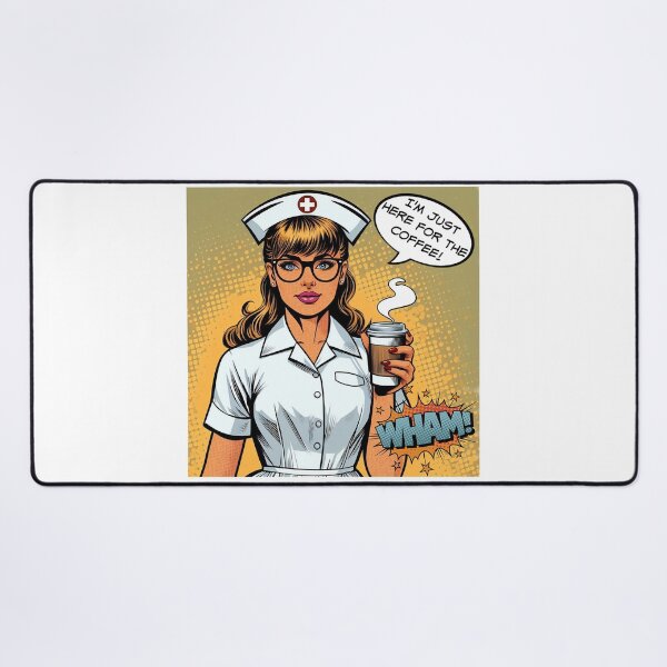 Item preview, I'm Just Here For the Coffee! Nurse Humor designed and sold by SSustainable.
