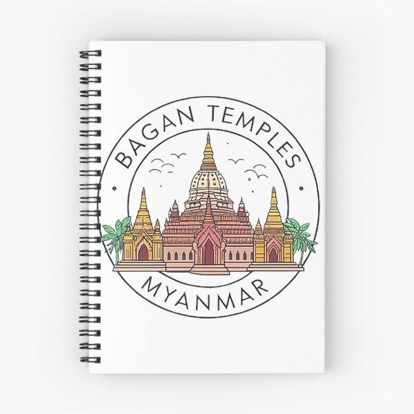 Item preview, Bagan Temples Myanmar designed and sold by likbatonboot.