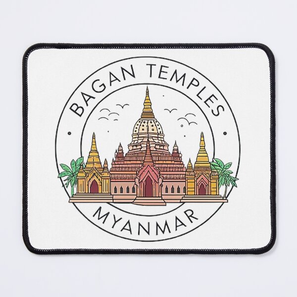 Item preview, Bagan Temples Myanmar designed and sold by likbatonboot.