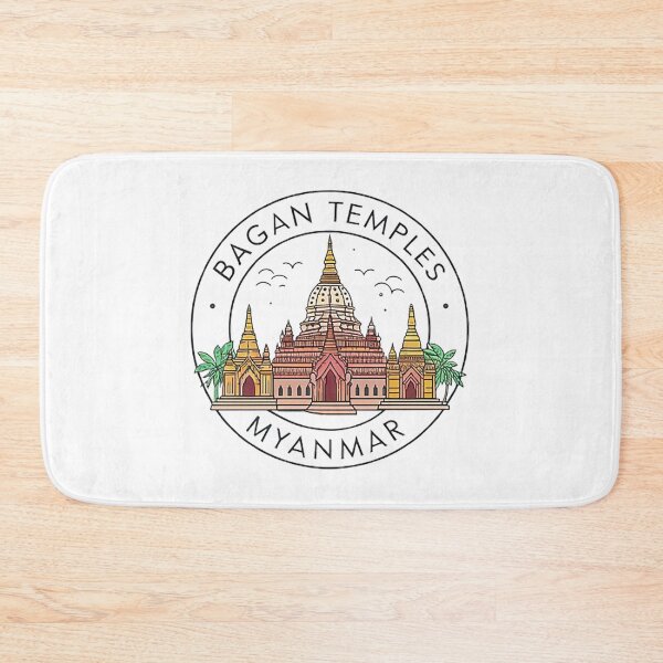 Item preview, Bagan Temples Myanmar designed and sold by likbatonboot.