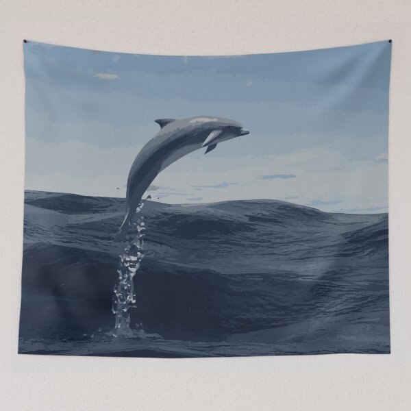 Item preview, Dolphin Illustration designed and sold by OG-Graphics.