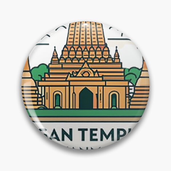 Item preview, Bagan Temples Myanmar designed and sold by likbatonboot.