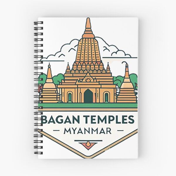 Item preview, Bagan Temples Myanmar designed and sold by likbatonboot.