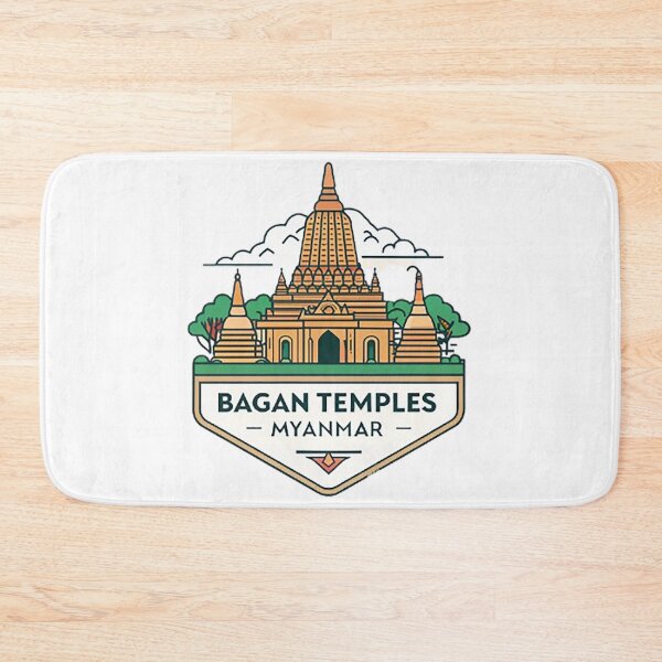 Item preview, Bagan Temples Myanmar designed and sold by likbatonboot.