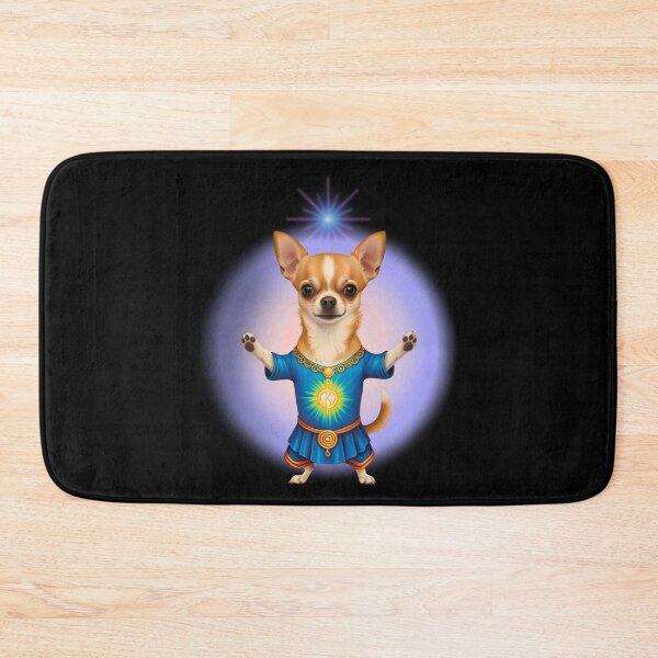 Item preview, Reiki Master Chihuahua with Vibrant Aura – Energy Healer Dog Design designed and sold by Fredster1966.