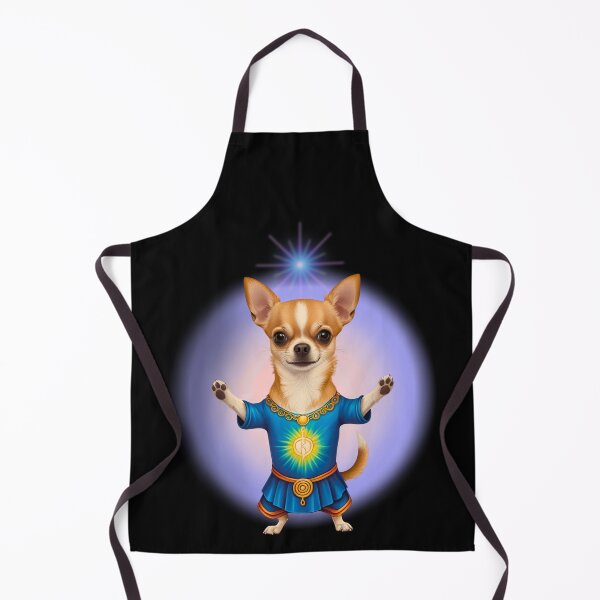 Item preview, Reiki Master Chihuahua with Vibrant Aura – Energy Healer Dog Design designed and sold by Fredster1966.