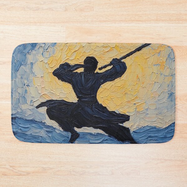 Item preview, Ninjutsu fighter | Post-impressionist painting style designed and sold by ComicsFactory.