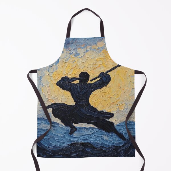 Item preview, Ninjutsu fighter | Post-impressionist painting style designed and sold by ComicsFactory.