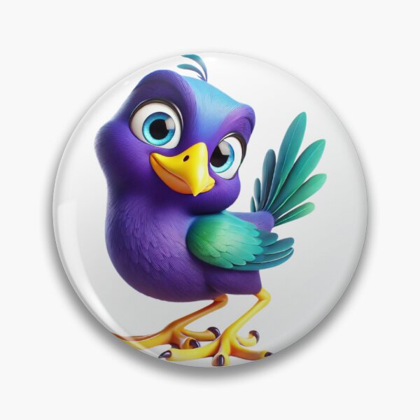 Item preview, Adorable Gallinule Purple designed and sold by Sillytoe.