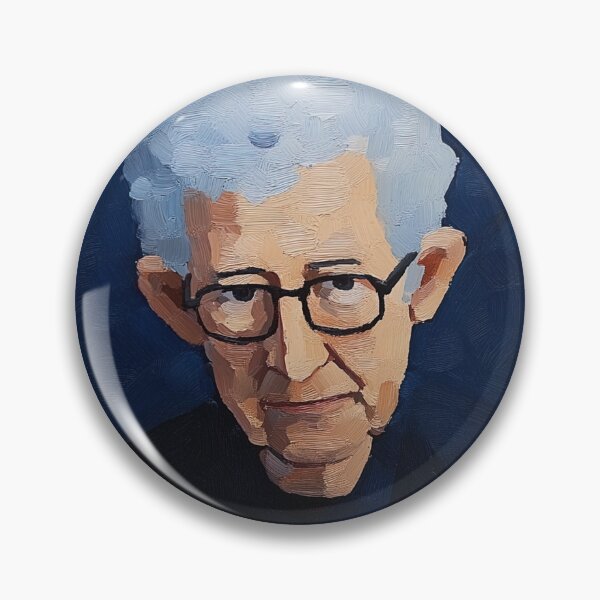 Item preview, Noam Chomsky | Post-impressionist painting style designed and sold by ComicsFactory.