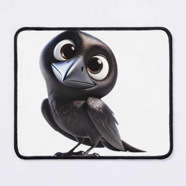 Item preview, Adorable Common Raven designed and sold by Sillytoe.