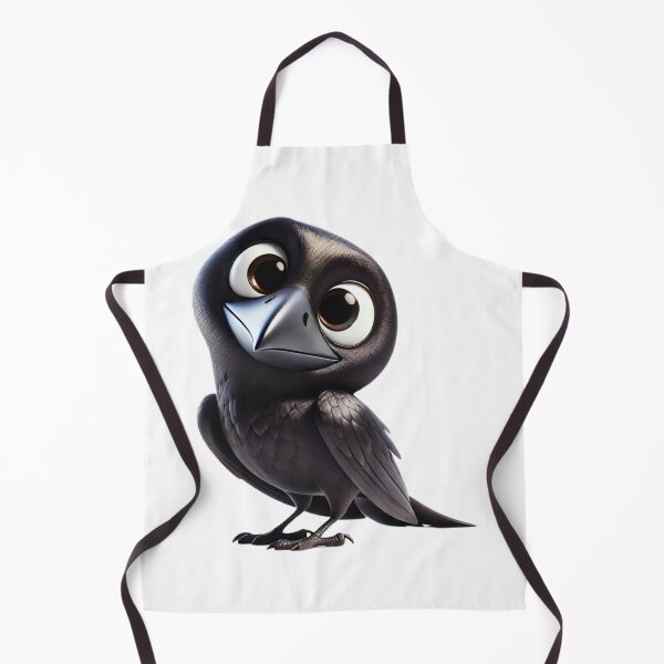 Item preview, Adorable Common Raven designed and sold by Sillytoe.