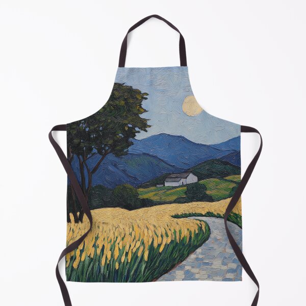 Item preview, North Korea landscape | Post-impressionist painting style designed and sold by ComicsFactory.