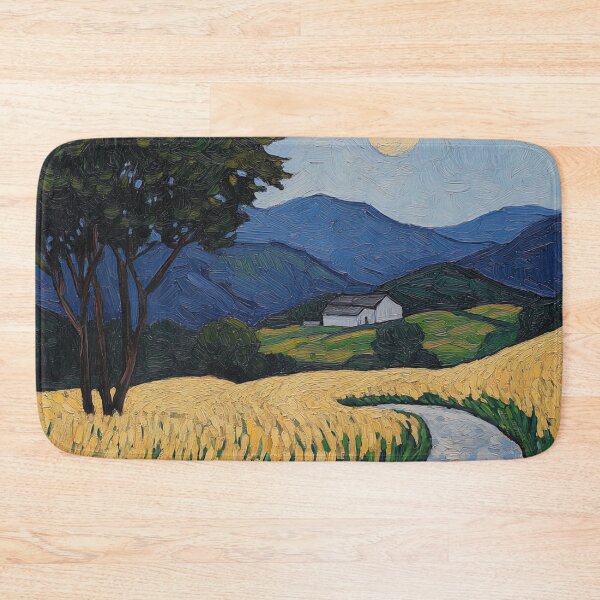 Item preview, North Korea landscape | Post-impressionist painting style designed and sold by ComicsFactory.