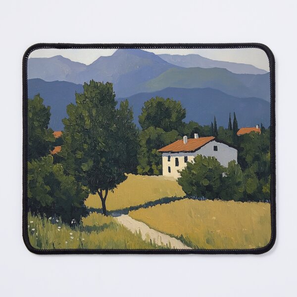 Item preview, North Macedonia landscape | Post-impressionist painting style designed and sold by ComicsFactory.