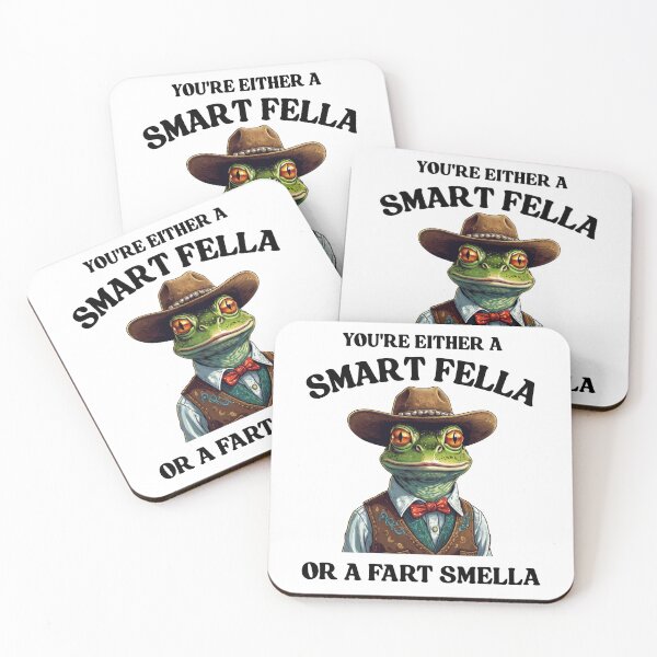 Item preview, You're Either A Smart Fella Or A Fart Smella - Funny Vintage Frog  designed and sold by ZACK ART.