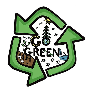 Artwork thumbnail, Go Green by FrogArtShop