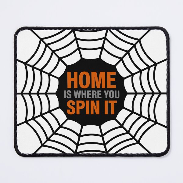 Item preview, Home Is Where You Spin It - Spider Web designed and sold by theartfulaspie.