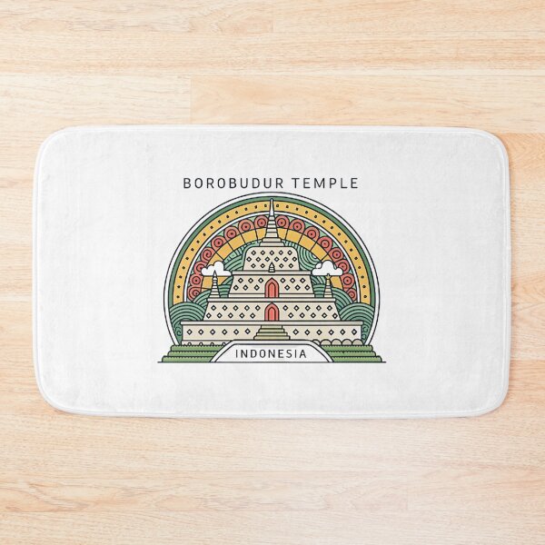 Item preview, Borobudur Temple Indonesia designed and sold by likbatonboot.