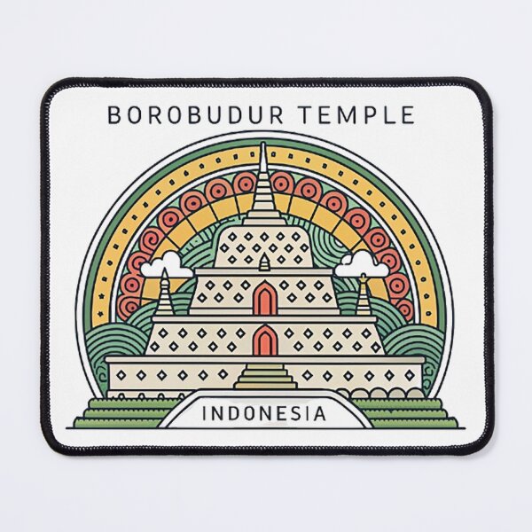 Item preview, Borobudur Temple Indonesia designed and sold by likbatonboot.