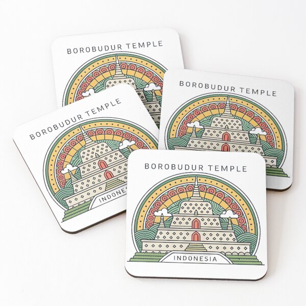 Item preview, Borobudur Temple Indonesia designed and sold by likbatonboot.
