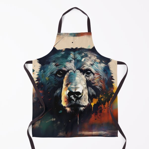 Item preview, Transcendent Black Bear Portrait, Distressed Layers & Timeless Mystery - dePace' designed and sold by mrpropcake.
