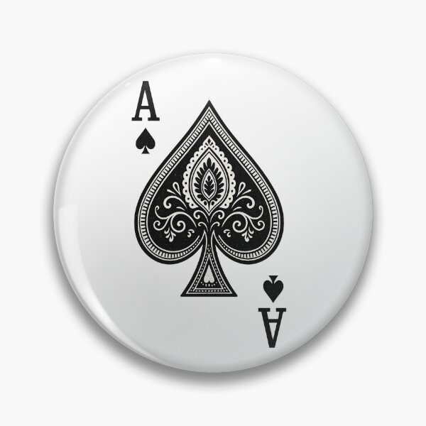 Item preview, Elegant Vintage Ace of Spades Card Design designed and sold by omerckaca.