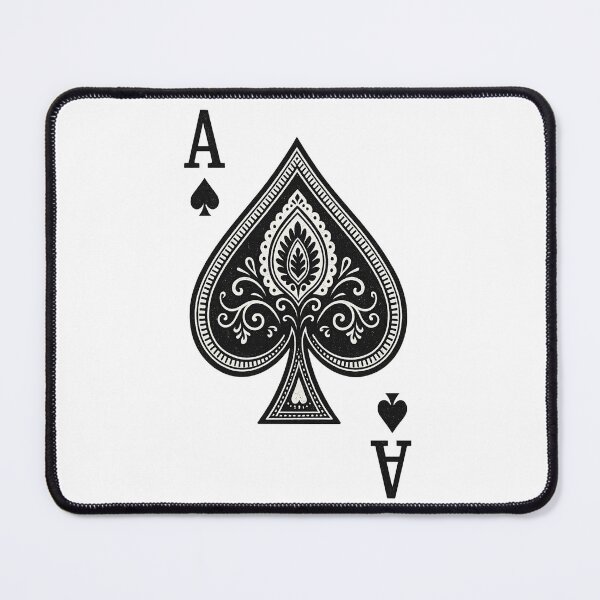 Item preview, Elegant Vintage Ace of Spades Card Design designed and sold by omerckaca.