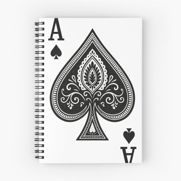 Item preview, Elegant Vintage Ace of Spades Card Design designed and sold by omerckaca.