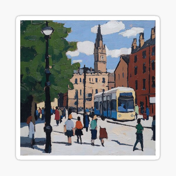 Item preview, Nottingham | Estilo de pintura postimpresionista designed and sold by ComicsFactory.