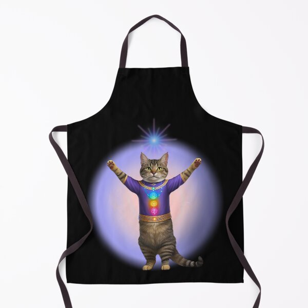 Item preview, Reiki Master Tabby Cat with Glowing Aura – Spiritual Healer Feline Design designed and sold by Fredster1966.
