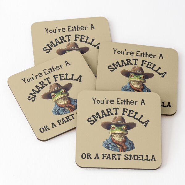 Item preview,  You're Either A Smart Fella Or A Fart Smella - Funny Vintage Frog  designed and sold by ZACK ART.