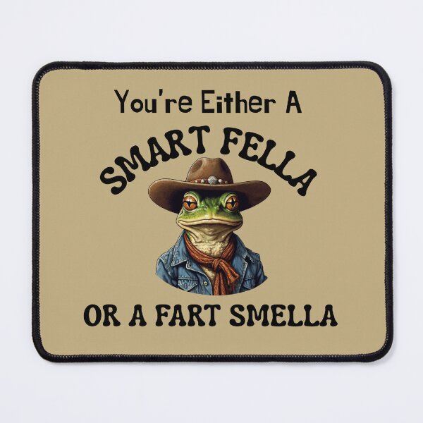Item preview,  You're Either A Smart Fella Or A Fart Smella - Funny Vintage Frog  designed and sold by ZACK ART.