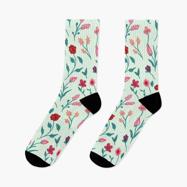 Item preview, Spring Flowers Pattern - Green Background designed and sold by Chloe Lopez.