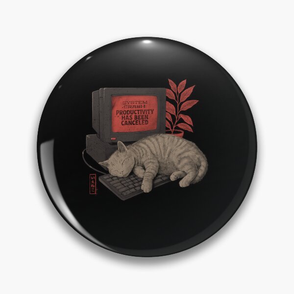 Item preview, System Crash Cat Cute IT designed and sold by EduEly.