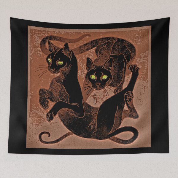 Item preview, Two Black Cats designed and sold by putrid-hound1.