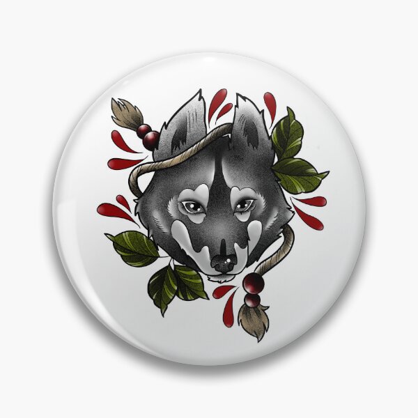 Artikelvorschau, Neotraditioneller Wolf entworfen und verkauft von Sidz-Inkz.