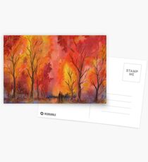 Four Seasons: Fall Postcards