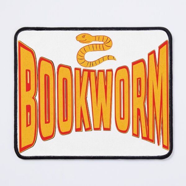 Item preview, bookworm designed and sold by Desiredobsolete.
