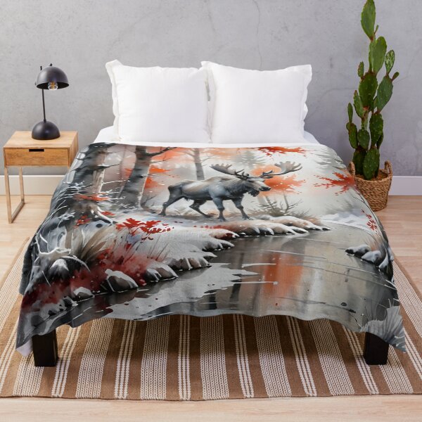 Item preview, Moose, Canada, The True North Strong and Free, Elbows Up, designed and sold by Patricia Johnston.